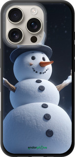 TPU чехол Сніговик для Apple iPhone 16 Pro - 5826b-3708 изображение 