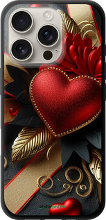 TPU чехол Сердечки v2 для Apple iPhone 16 Pro - 5832b-3708 изображение 