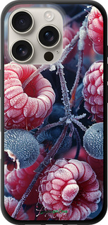 TPU чехол Морозные ягоды для Apple iPhone 16 Pro - 6033b-3708 изображение 