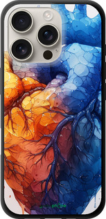 TPU чехол Арт-сердце для Apple iPhone 16 Pro - 6034b-3708 изображение 