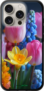 TPU чехол Весняні квіти для Apple iPhone 16 Pro - 6058b-3708 изображение 