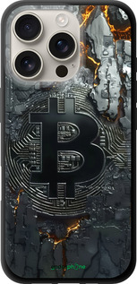 TPU чехол Раскаленный биткойн для Apple iPhone 16 Pro - 6091b-3708 изображение 