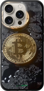 TPU чехол Вулканійчний Bitcoin для Apple iPhone 16 Pro - 6092b-3708 изображение 