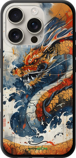 TPU чехол Ярость дракона для Apple iPhone 16 Pro - 6112b-3708 изображение 