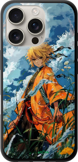 TPU чехол Zenitsu Agatsuma для Apple iPhone 16 Pro - 6117b-3708 изображение 