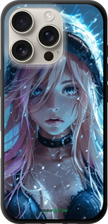 TPU чехол Аниме-дива под дождем для Apple iPhone 16 Pro - 6120b-3708 изображение 