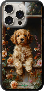 TPU чехол Щенок cocker spaniel для Apple iPhone 16 Pro - 6136b-3708 изображение 