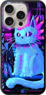 TPU чехол Кот панк для Apple iPhone 16 Pro - 6311b-3708 изображение 
