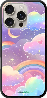 TPU чехол Облака и радуга для Apple iPhone 16 Pro - 6312b-3708 изображение 