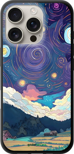 TPU чехол Креативный арт для Apple iPhone 16 Pro - 6322b-3708 изображение 