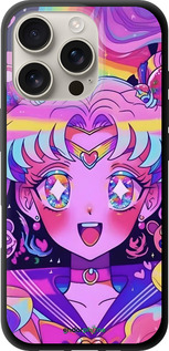 TPU чехол Сейлор Мун 3 для Apple iPhone 16 Pro - 6352b-3708 изображение 