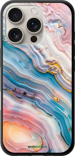 TPU чехол Мрамор красивый для Apple iPhone 16 Pro - 6376b-3708 изображение 