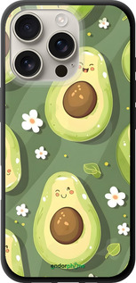 TPU чехол Авокадо для Apple iPhone 16 Pro - 6380b-3708 изображение 