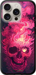 TPU чехол Череп арт для Apple iPhone 16 Pro - 6385b-3708 изображение 