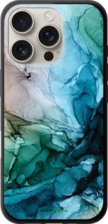 TPU чехол С красочной абстрактной картиной Соленые берега для Apple iPhone 16 Pro - 6405b-3708 изображение 