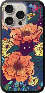 TPU чехол С изображением полевых цветов для Apple iPhone 16 Pro - 6419b-3708 изображение 