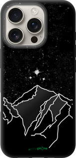 TPU чехол Мінімалістичний гірський краєвид для Apple iPhone 16 Pro - 6438b-3708 изображение 