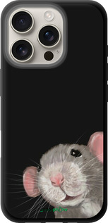 TPU чехол The Peeking Rat для Apple iPhone 16 Pro - 6442b-3708 изображение 