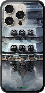 TPU чехол Линкор, world of tanks, wargaming, военный корабль для Apple iPhone 16 Pro - 6453b-3708 изображение 