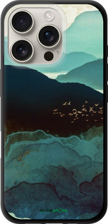 TPU чехол С изображением гор Индиго для Apple iPhone 16 Pro - 6484b-3708 изображение 