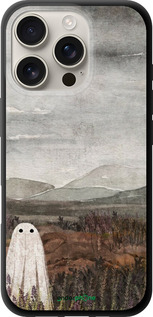 TPU чехол Одинокий призрак на фоне гор для Apple iPhone 16 Pro - 6486b-3708 изображение 