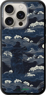 TPU чехол Морская тематика в стиле арт-деко для Apple iPhone 16 Pro - 6520b-3708 изображение 