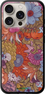 TPU чехол Абстрактные цветы для Apple iPhone 16 Pro - 6526b-3708 изображение 