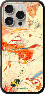 TPU чехол Динамичная картина с хаотичными мазками для Apple iPhone 16 Pro - 6540b-3708 изображение 