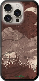 TPU чехол С изображением лунного пейзажа в ночном лесу для Apple iPhone 16 Pro - 6546b-3708 изображение 