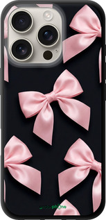 TPU чехол Coquette Ribbons Dark Coquette для Apple iPhone 16 Pro - 6767b-3708 изображение 