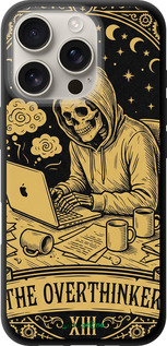 TPU чехол 'The Overthinker' для iPhone 16 Pro изображение 1
