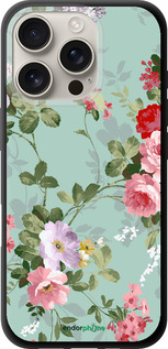 TPU чехол Цветочные обои 2 для Apple iPhone 16 Pro - 862b-3708 изображение 