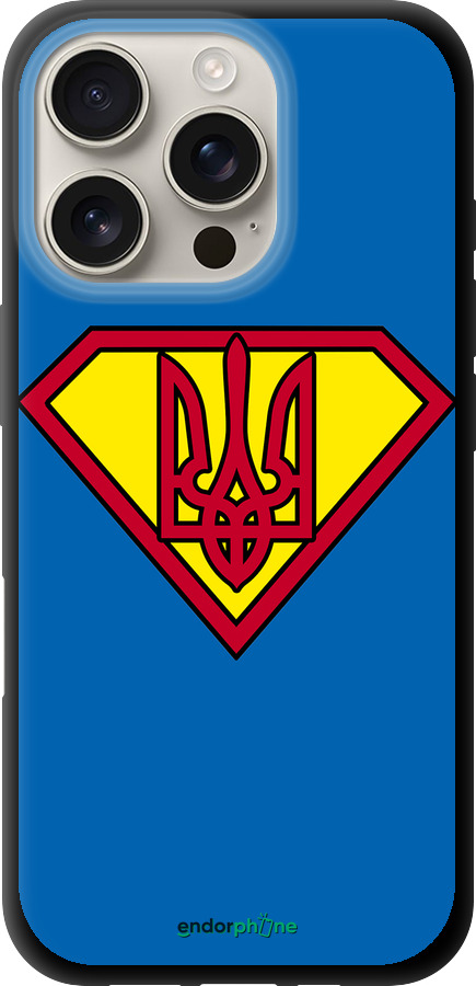 TPU чехол Супер Тризуб для Apple iPhone 16 Pro - 1164b-3708 изображение 