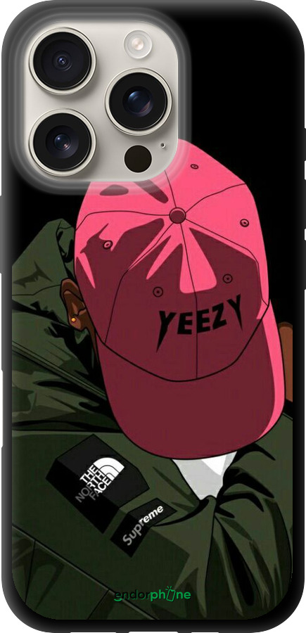 TPU чехол logo de yeezy для Apple iPhone 16 Pro - 3995b-3708 изображение 