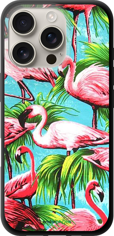 TPU чехол Tropical background для Apple iPhone 16 Pro - 4016b-3708 изображение 