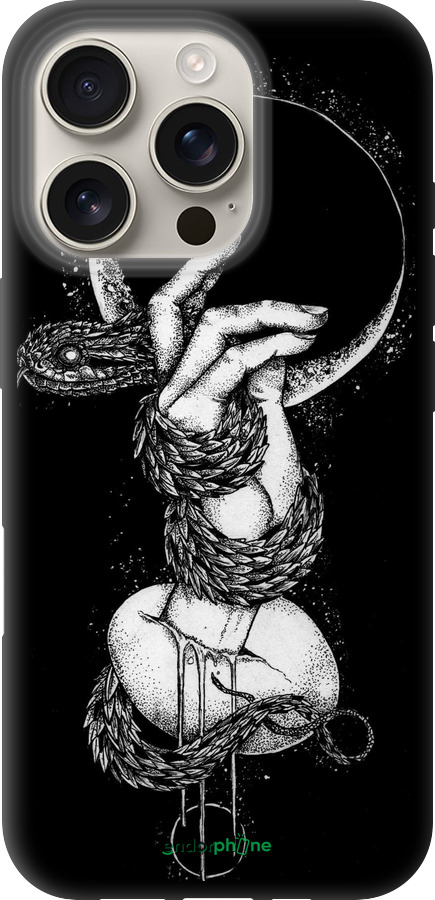 TPU чехол Змея в руке для Apple iPhone 16 Pro - 4149b-3708 изображение 