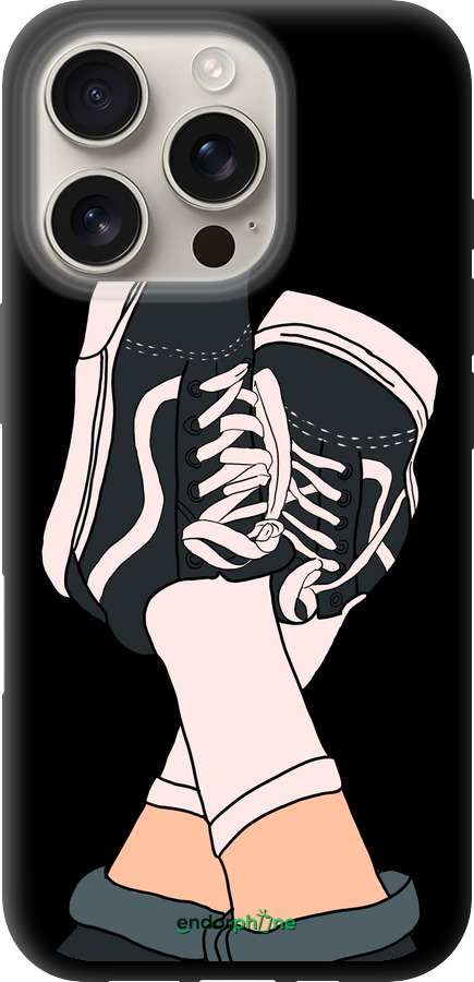 TPU чехол Кеды для Apple iPhone 16 Pro - 4265b-3708 изображение 