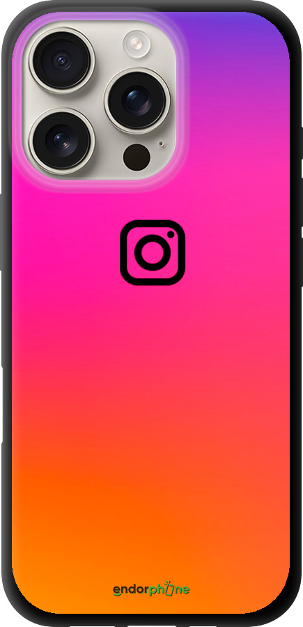 TPU чехол Instagram для Apple iPhone 16 Pro - 4273b-3708 изображение 
