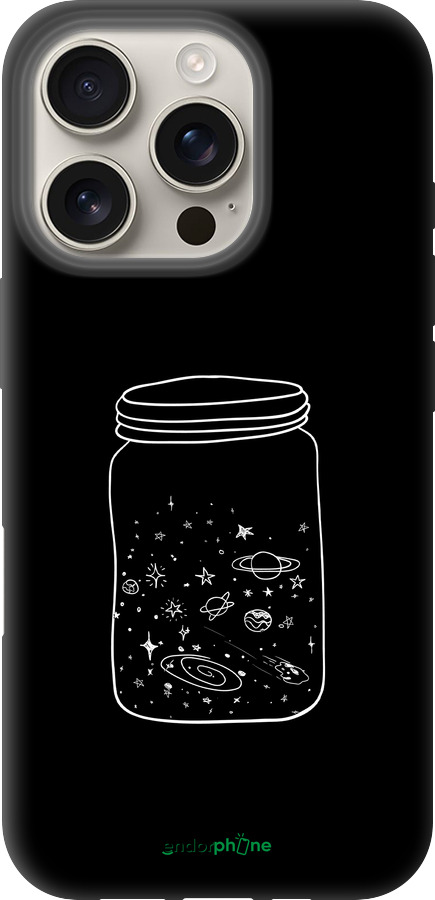 TPU чехол Космос в банке для Apple iPhone 16 Pro - 4297b-3708 изображение 