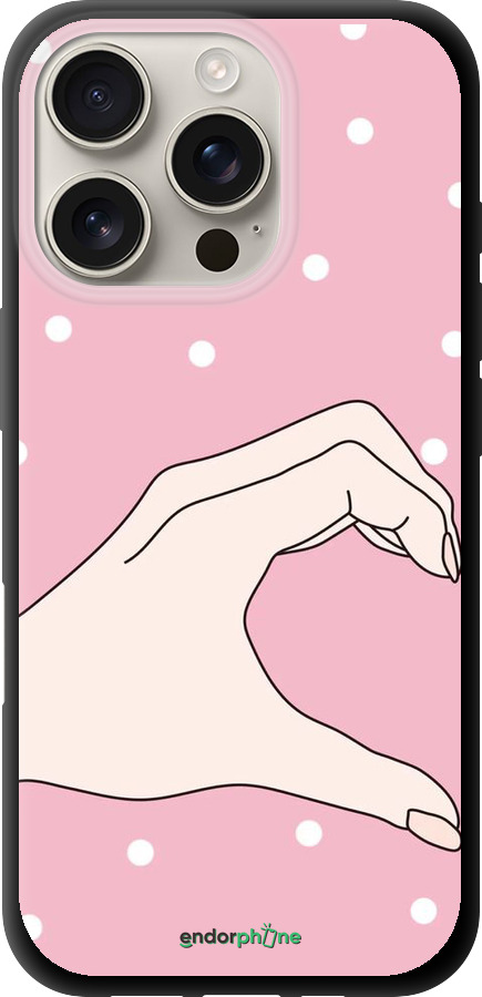 TPU чехол Половинка серця для Apple iPhone 16 Pro - 4340b-3708 изображение 