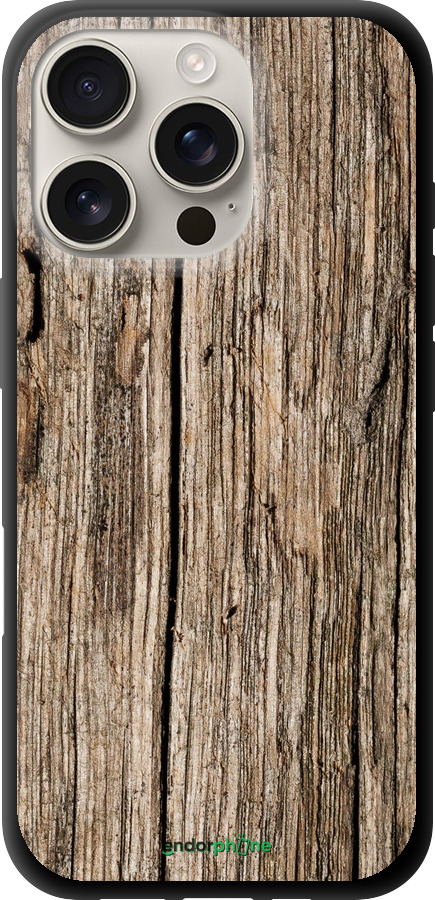 TPU чехол Текстура дерева для Apple iPhone 16 Pro - 4476b-3708 изображение 