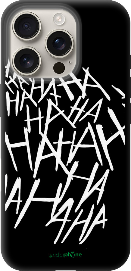 TPU чехол joker hahaha для Apple iPhone 16 Pro - 4509b-3708 изображение 