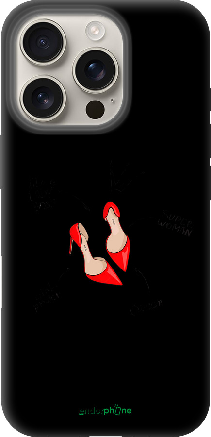 TPU чехол Женщина для Apple iPhone 16 Pro - 4599b-3708 изображение 