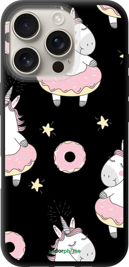 TPU чехол Единорожки для Apple iPhone 16 Pro - 4659b-3708 изображение 