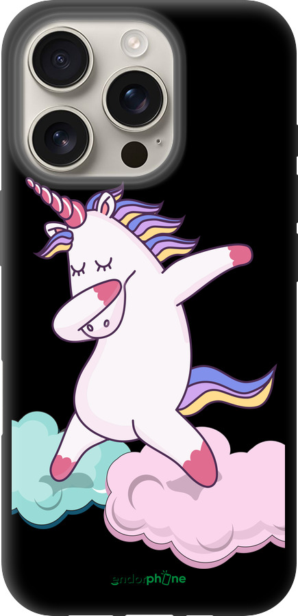 TPU чехол Единорог для Apple iPhone 16 Pro - 4702b-3708 изображение 