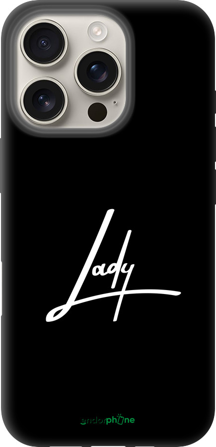 TPU чехол Lady 2 для Apple iPhone 16 Pro - 4867b-3708 изображение 