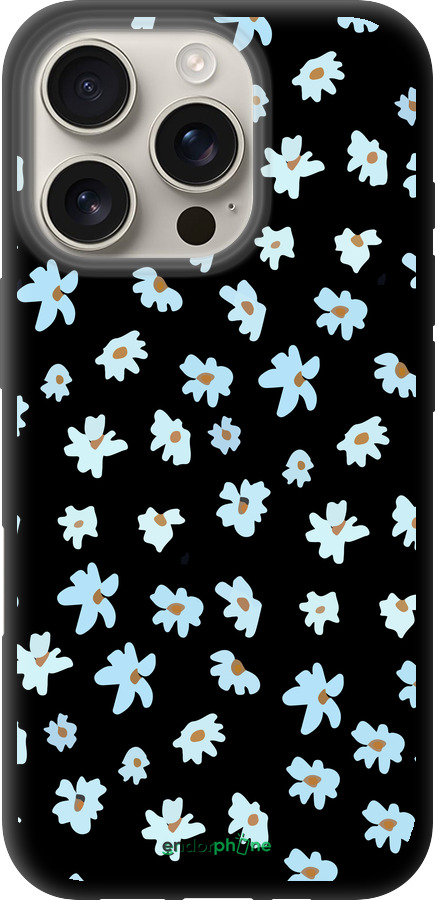 TPU чехол Цветочный для Apple iPhone 16 Pro - 4900b-3708 изображение 