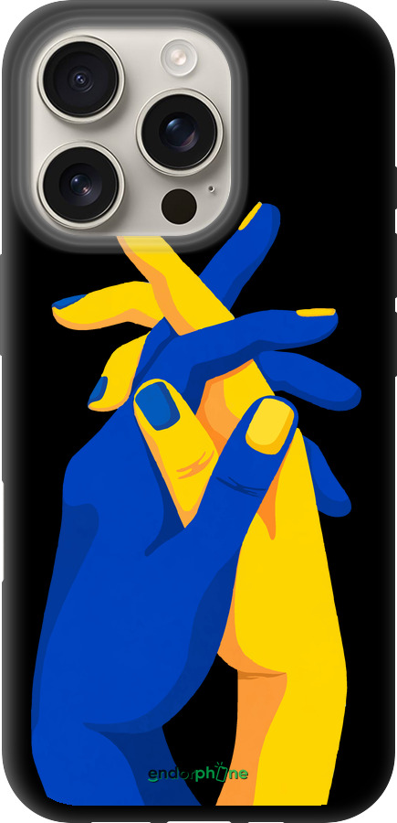 TPU чехол Stand With Ukraine для Apple iPhone 16 Pro - 5255b-3708 изображение 