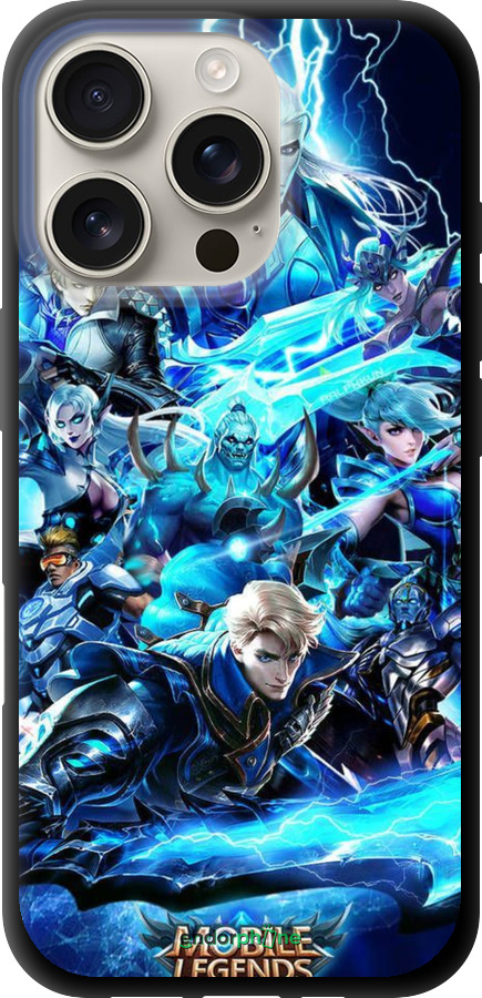 TPU чехол № 5374 для Apple iPhone 16 Pro - 5374b-3708 изображение 