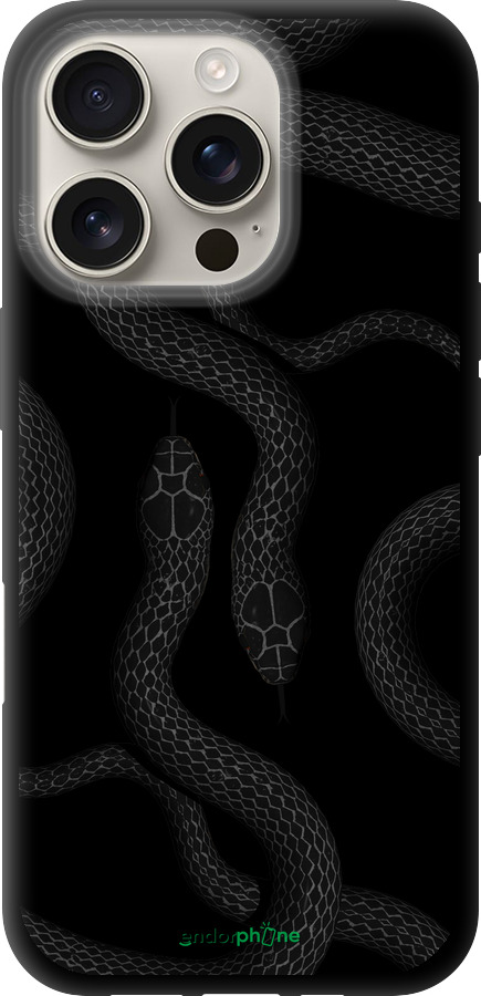 TPU чехол Змеи для Apple iPhone 16 Pro - 5473b-3708 изображение 